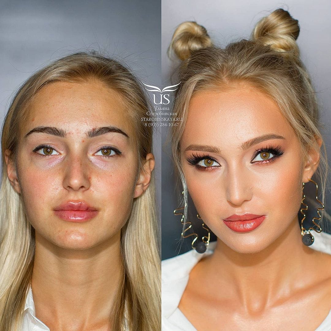 17 работ визажистки из Санкт-Петербурга, которая с помощью макияжа превращает женщин в голливудских звёзд 55