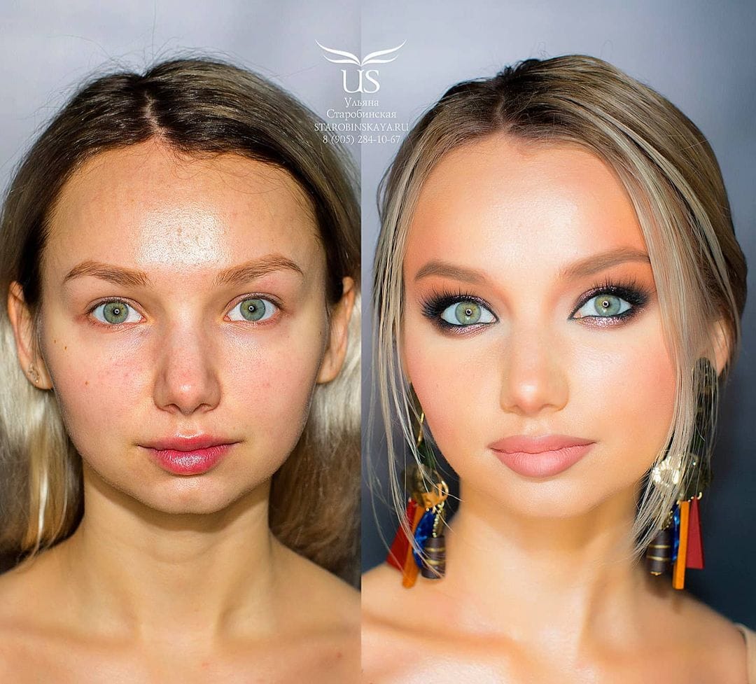 17 работ визажистки из Санкт-Петербурга, которая с помощью макияжа превращает женщин в голливудских звёзд 72