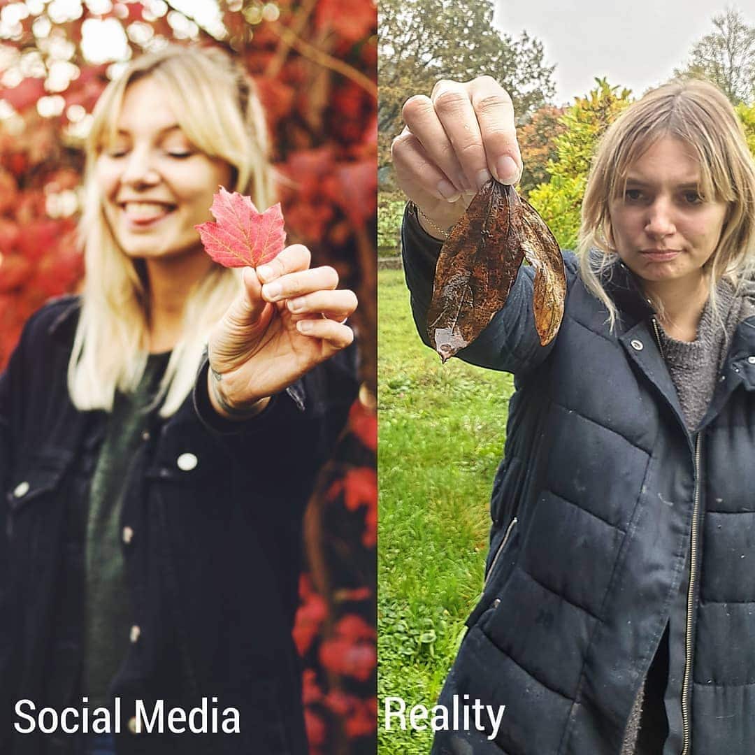 15 работ от девушки из Швейцарии, которая без стеснения показывает разницу между Инстаграмом и реальностью 54