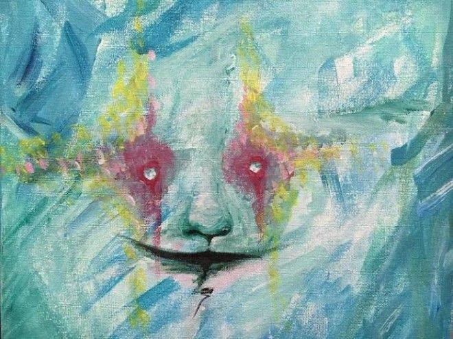 Девушка с шизофренией рисует галлюцинации художница с шизофренией рисует свои галлюцинации