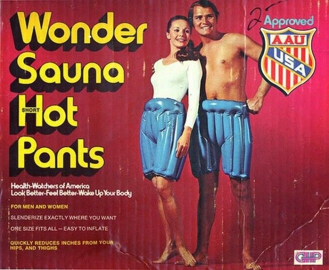 Надувные штаны-сауна: надел - и худей! бред изобретателя, ненужное, оригинально, смешно, странные вещи, странные люди, товар, юмор