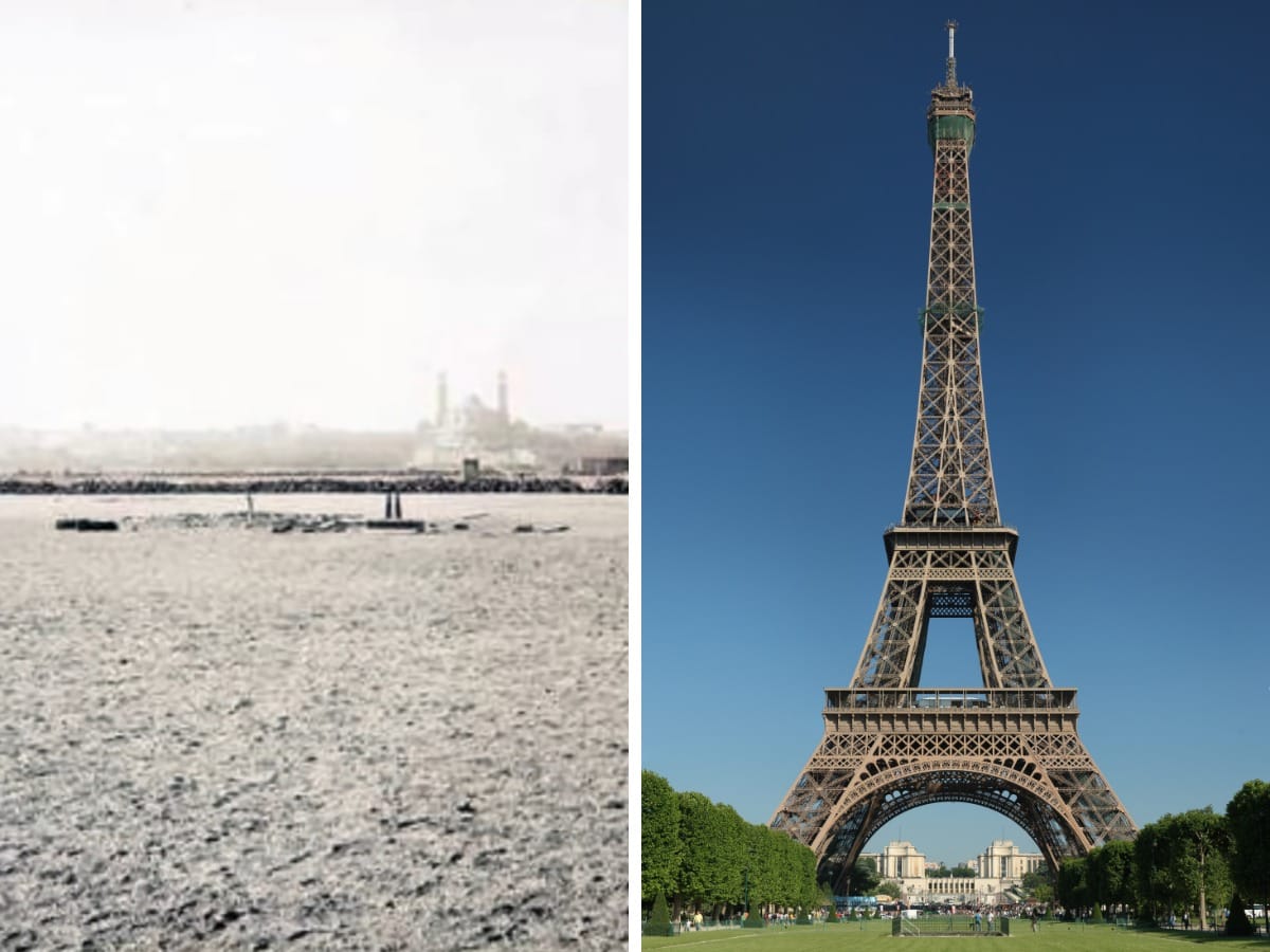 Самые знаменитые сооружения на планете: фотографии до и после строительства знаковых объектов 29