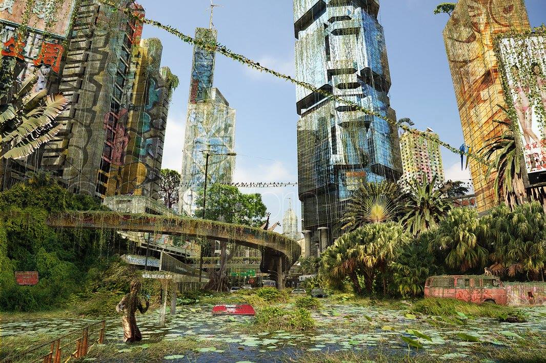 Художник показал, как будут выглядеть города и их достопримечательности, если человек вдруг исчезнет с планеты 75