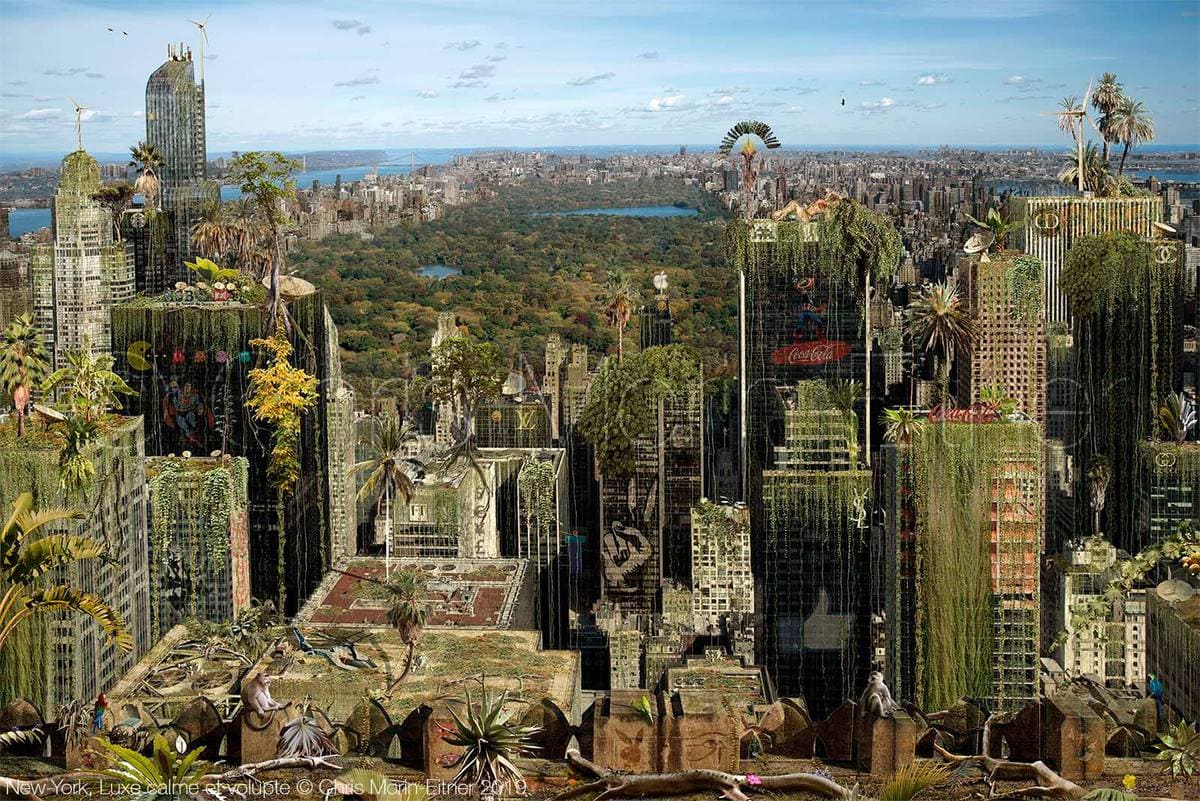Художник показал, как будут выглядеть города и их достопримечательности, если человек вдруг исчезнет с планеты 88
