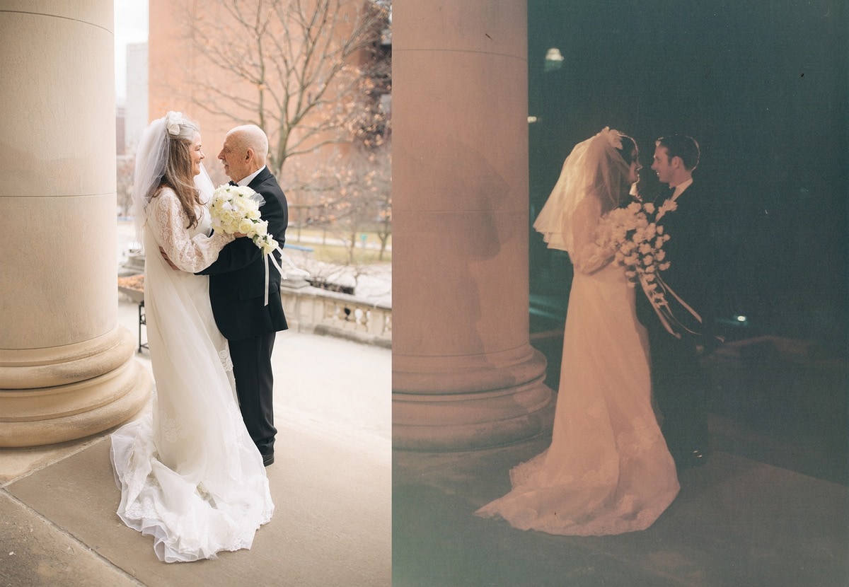 Пара отметила 50 лет брака, повторив свои свадебные снимки. И пользователи сети были тронуты до глубины души 29