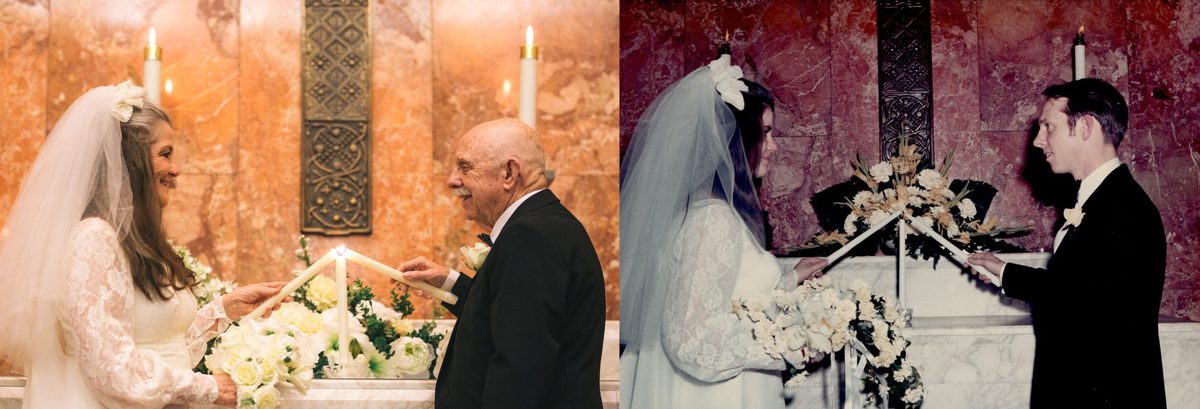 Пара отметила 50 лет брака, повторив свои свадебные снимки. И пользователи сети были тронуты до глубины души 31