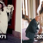 Пара отметила 50 лет брака, повторив свои свадебные снимки. И пользователи сети были тронуты до глубины души