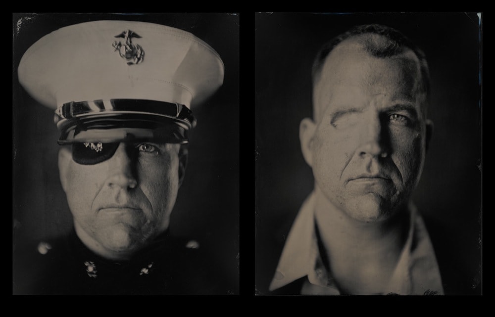 «Война и мир»: 15 портретов от фотографа из США, показывающих разницу между человеком на войне и на гражданке 49