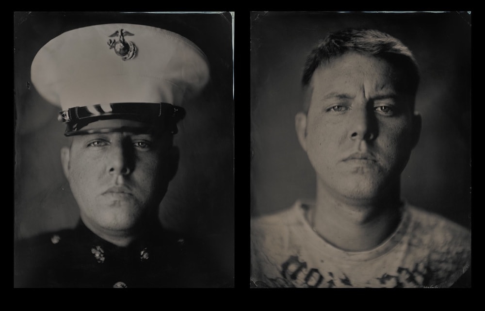 «Война и мир»: 15 портретов от фотографа из США, показывающих разницу между человеком на войне и на гражданке 53