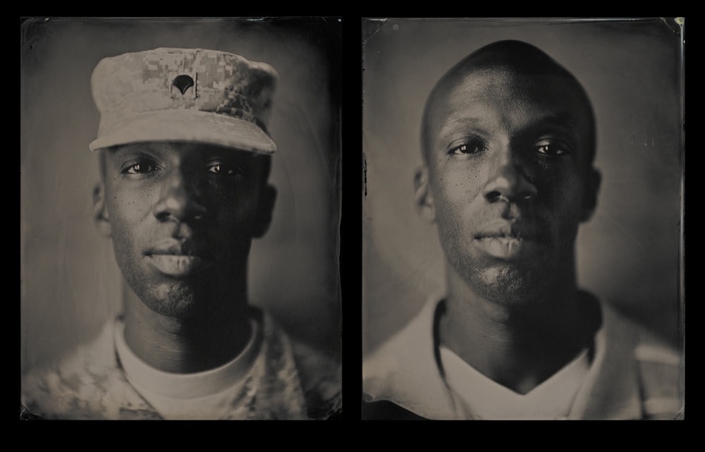 «Война и мир»: 15 портретов от фотографа из США, показывающих разницу между человеком на войне и на гражданке 52