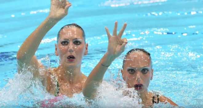 15 фото, которые докажут, что синхронное плавание — самый безумный спорт 36