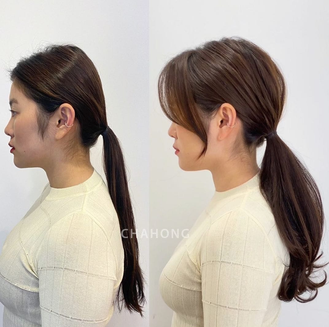 15 работ от парикмахера из Южной Кореи, которая знает, как преобразить клиентку с помощью стрижки и укладки 48