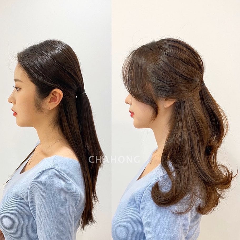 15 работ от парикмахера из Южной Кореи, которая знает, как преобразить клиентку с помощью стрижки и укладки 50
