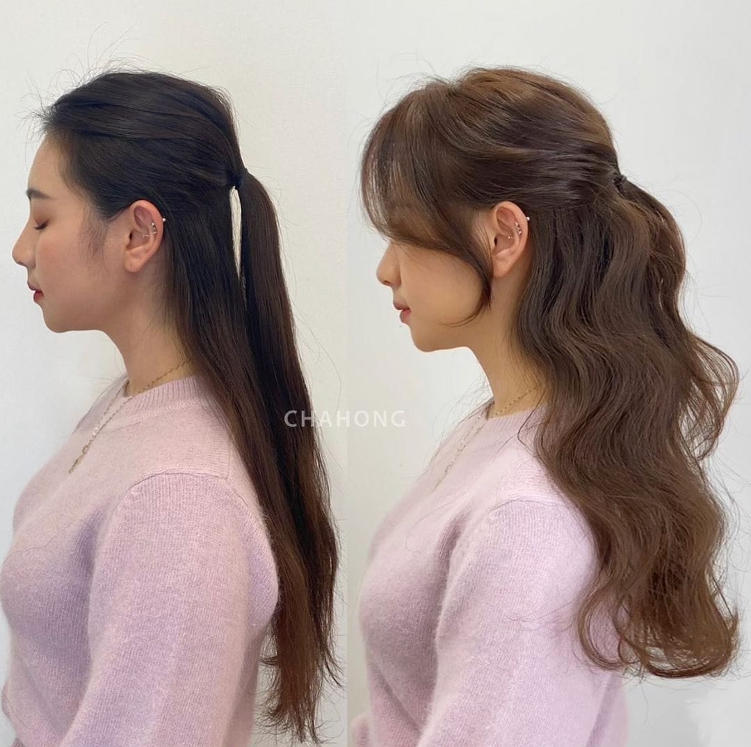 15 работ от парикмахера из Южной Кореи, которая знает, как преобразить клиентку с помощью стрижки и укладки 56