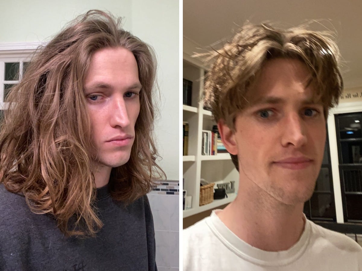 17 случаев, когда парни решили последовать советам незнакомцев из сети и отказались от своих длинных волос 64