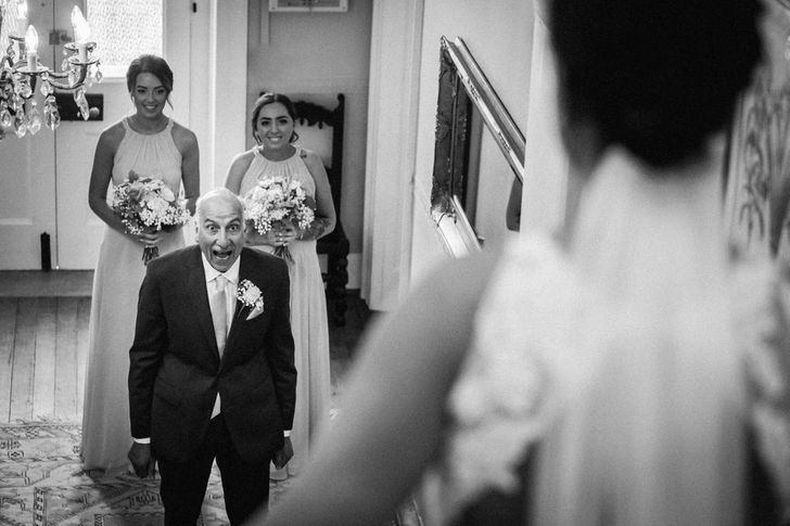 20 случайных фотографий, раскрывающих смешные моменты, которые произошли на свадебных церемониях 66