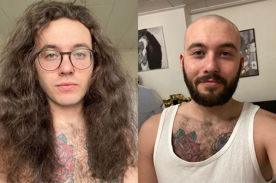 18 фотографии людей, которые коротко подстригли свои волосы, чтобы помочь другим людям 64