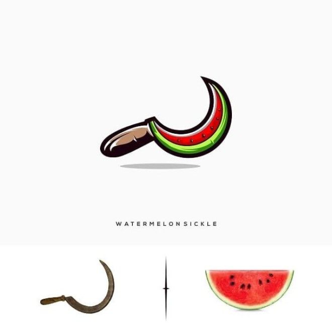 Дизайнер из Индонезии берёт две несовместимые вещи и создаёт из них логотип 47