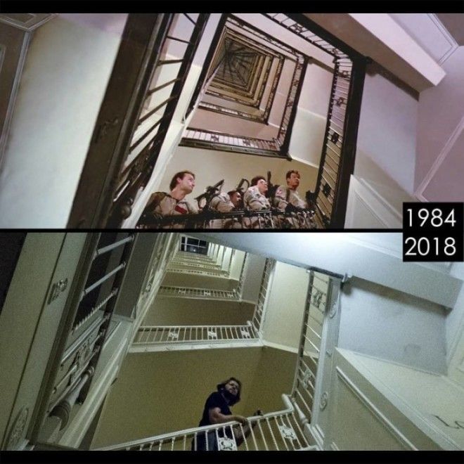 Парень показывает, как изменились места съемок известных фильмов спустя годы 37