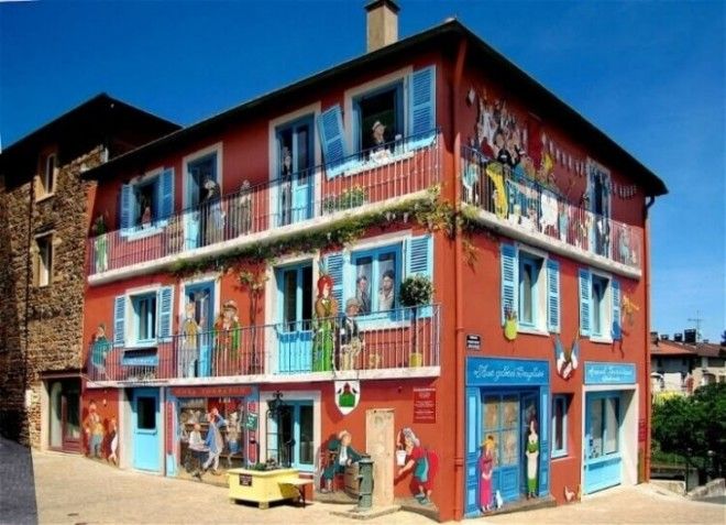 Француз находит скучные дома и превращает их в настоящие шедевры 40
