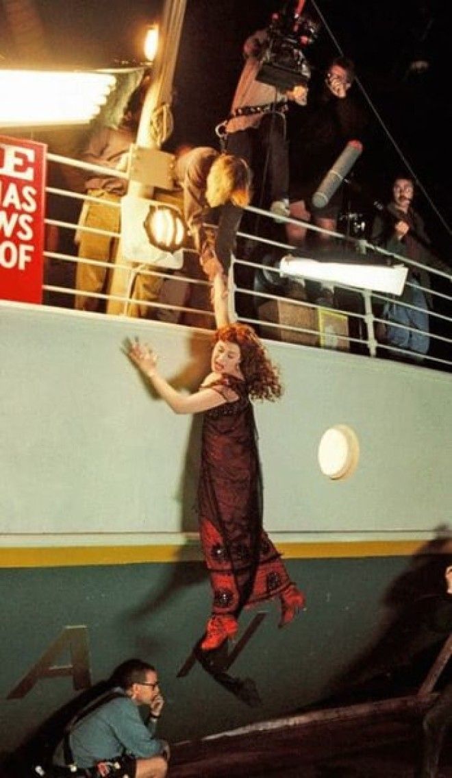 13 кадров со съёмок Титаника, после которых фильм не будет для вас прежним 45