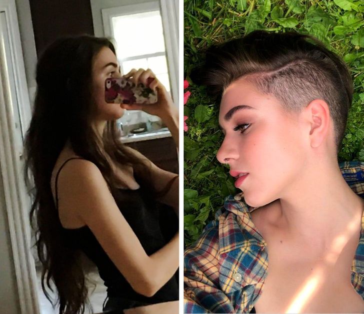 16 примеров того, как девушки решили кардинально сменить причёску и не пожалели о своём эксперименте 54