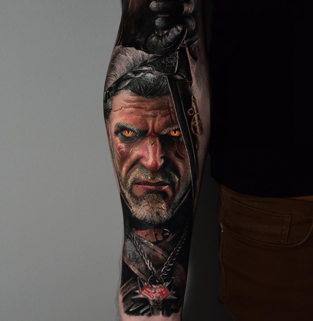 Польский тату-мастер работает в стиле портретного реализма. И его работы сложно отличить от фото 55
