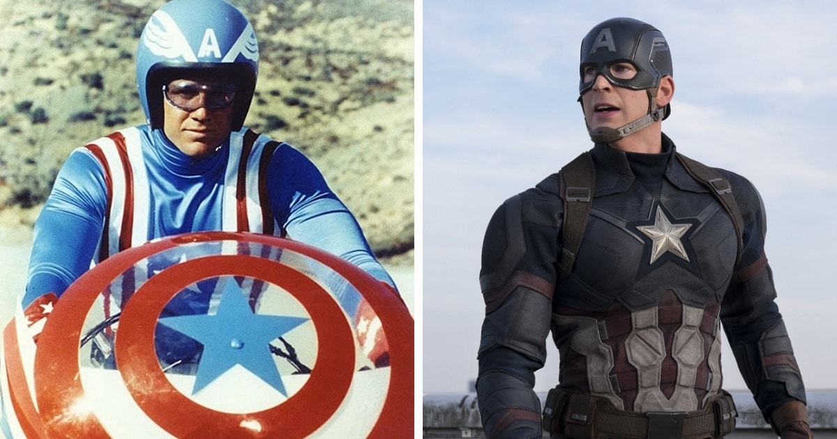 19 фотосравнений, показывающих, как менялись луки популярных супергероев, становясь круче и функциональней 65