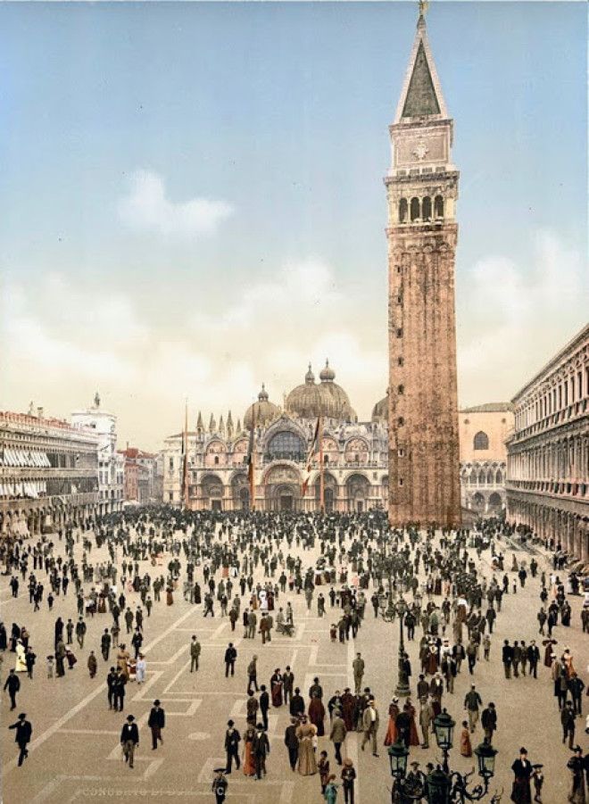 30 цветных фотографий Венеции в 1890-е годы 55