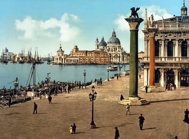 30 цветных фотографий Венеции в 1890-е годы 54