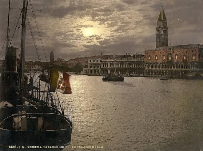 30 цветных фотографий Венеции в 1890-е годы 56