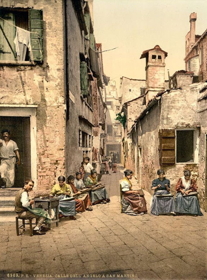 30 цветных фотографий Венеции в 1890-е годы 58
