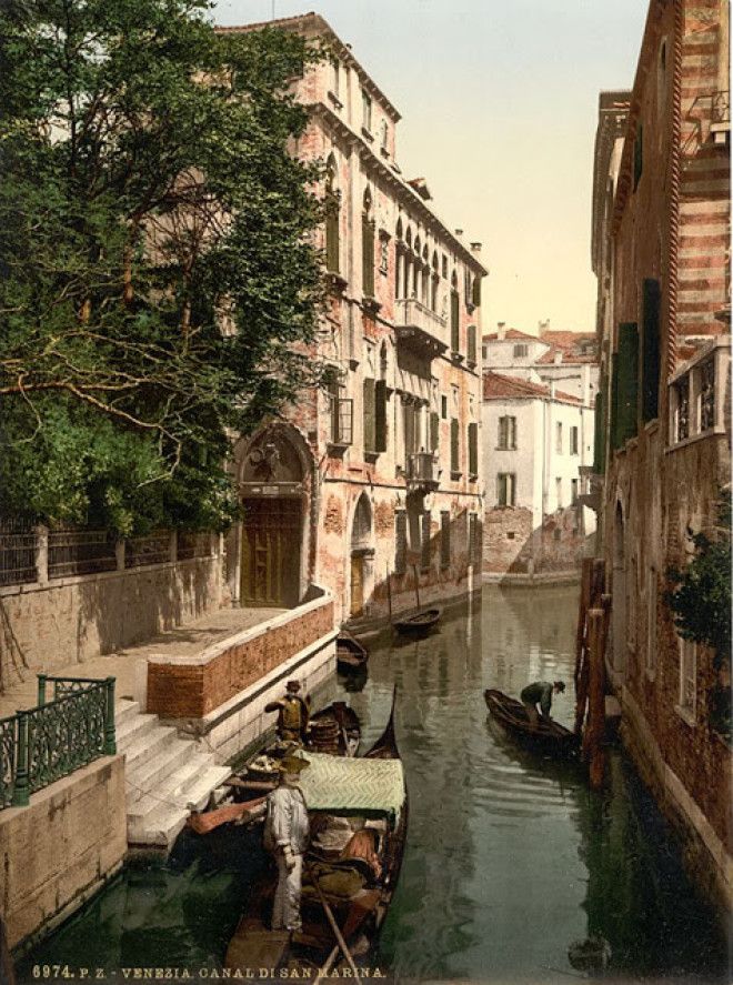30 цветных фотографий Венеции в 1890-е годы 60