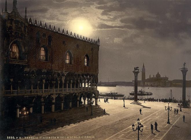 30 цветных фотографий Венеции в 1890-е годы 52