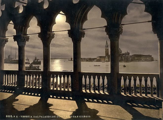 30 цветных фотографий Венеции в 1890-е годы 53
