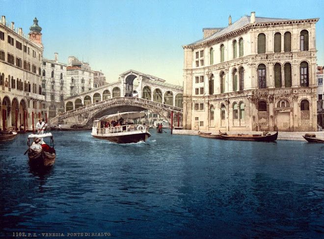 30 цветных фотографий Венеции в 1890-е годы 53