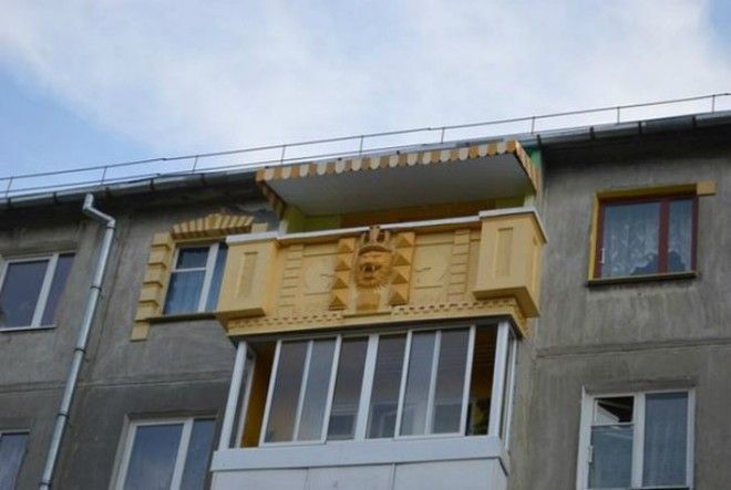 17 шедевральных балконов, которые можно увидеть только на просторах России 37