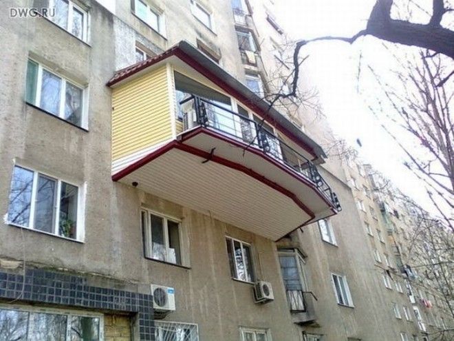 17 шедевральных балконов, которые можно увидеть только на просторах России 36