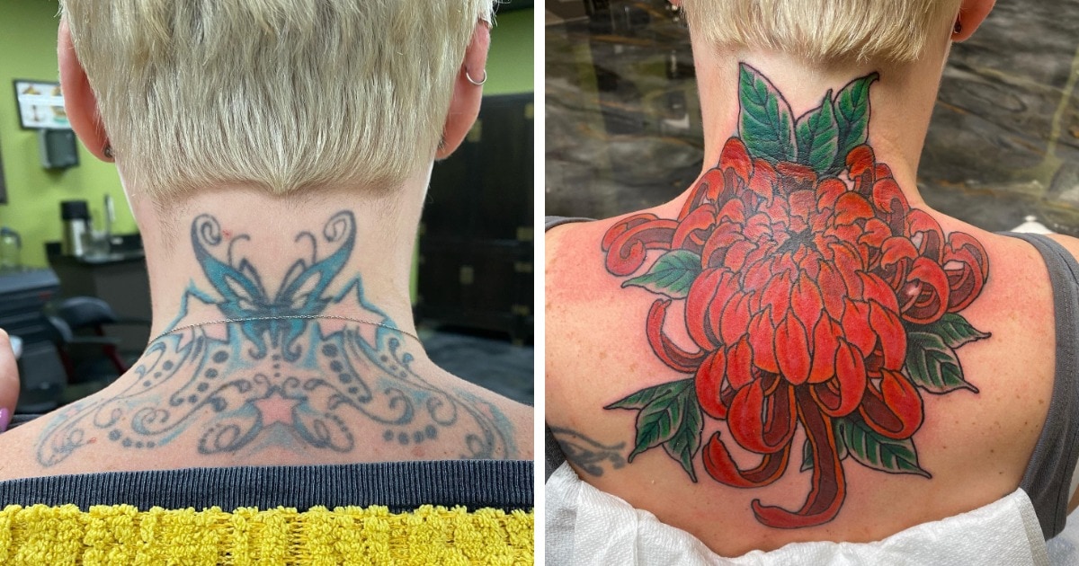 17 примеров того, как мастера могут преобразить старые татуировки, дав им новую жизнь или заменив чем-то иным 63