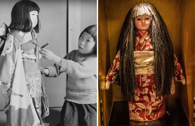 Японская кукла Окику, у которой реально растут волосы 18