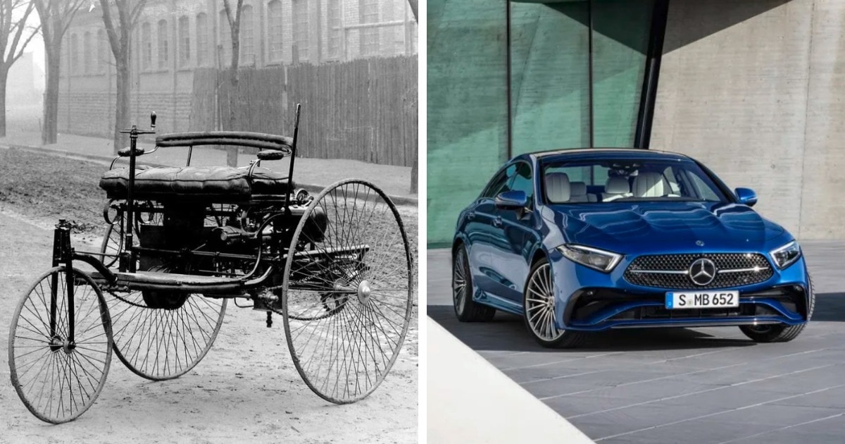 Как выглядели самые первые автомобили всемирно известных марок в сравнении с одними из последних моделей 50