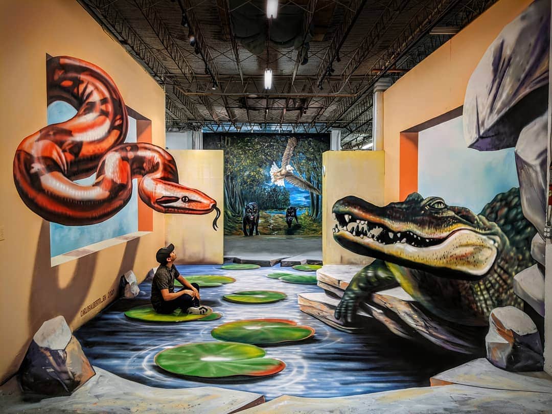 20 потрясающих 3D-граффити от художника из Мексики, чьи работы так и норовят выпрыгнуть на волю 79