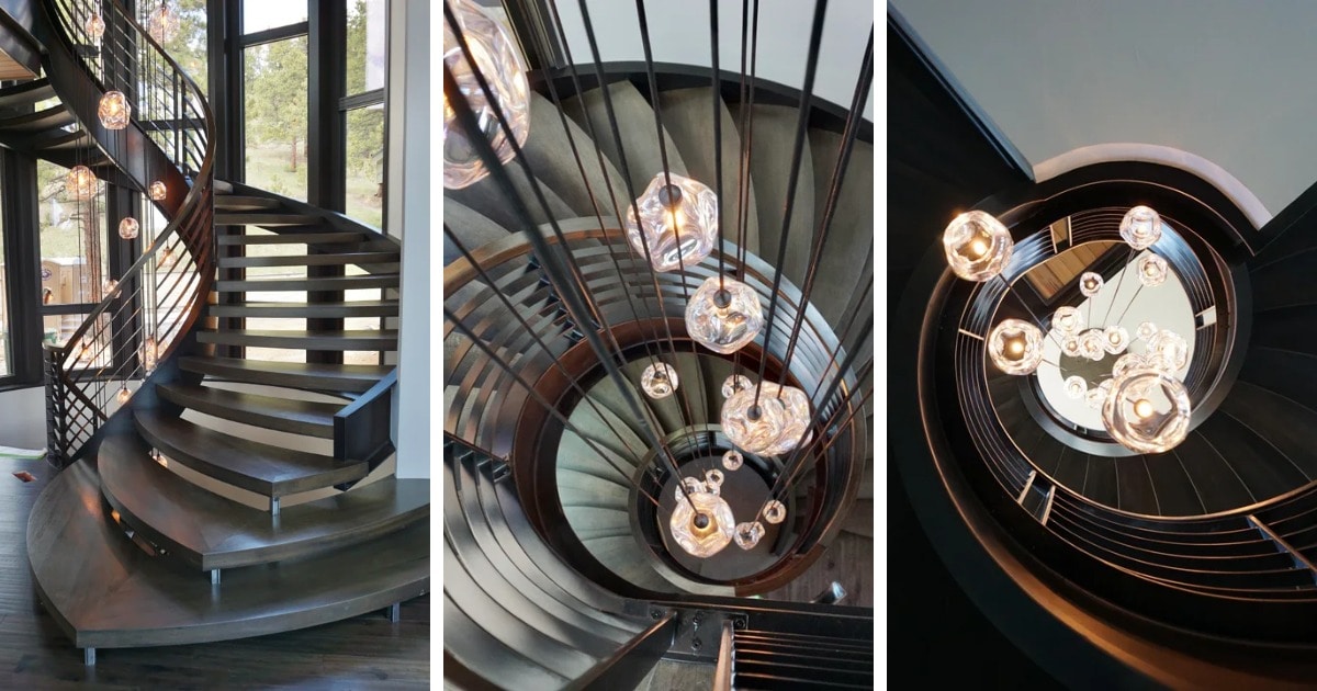 16 фотографий потрясающих винтовых лестниц, чья красота может вскружить голову кому угодно 49