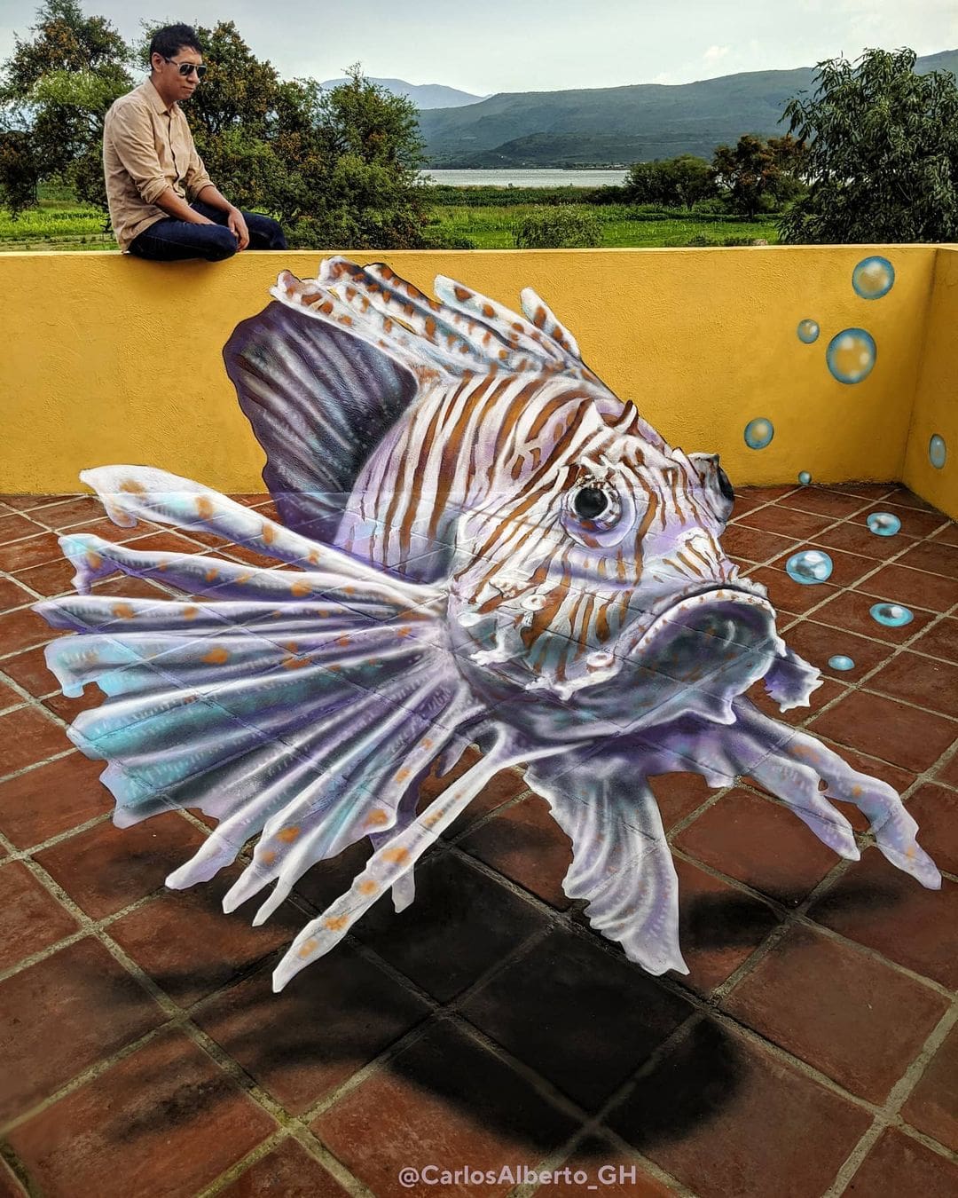 20 потрясающих 3D-граффити от художника из Мексики, чьи работы так и норовят выпрыгнуть на волю 73