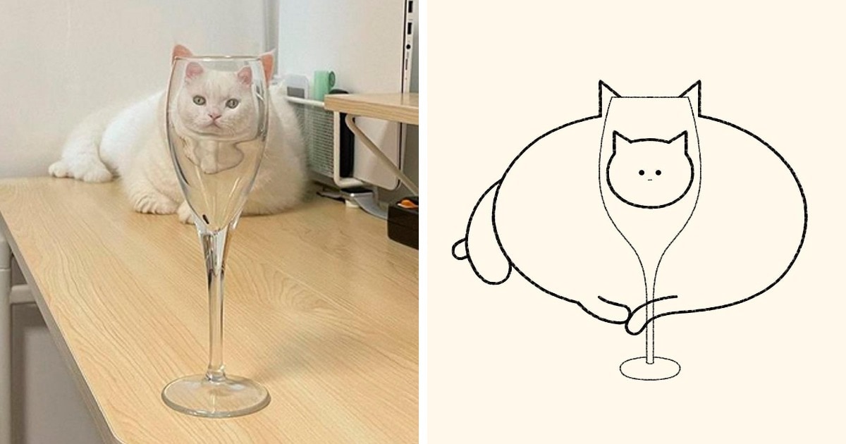 18 работ художника, который жить не может без того, чтобы не сделать из какого-нибудь кота смешную карикатуру 66