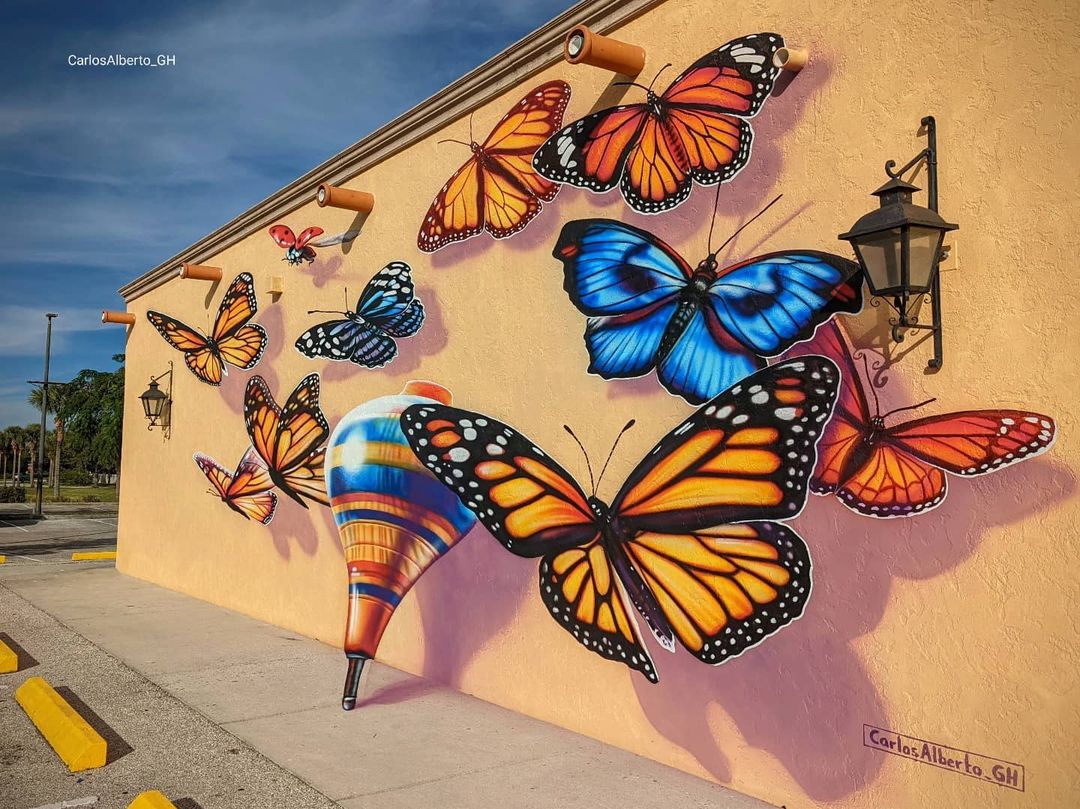 20 потрясающих 3D-граффити от художника из Мексики, чьи работы так и норовят выпрыгнуть на волю 72