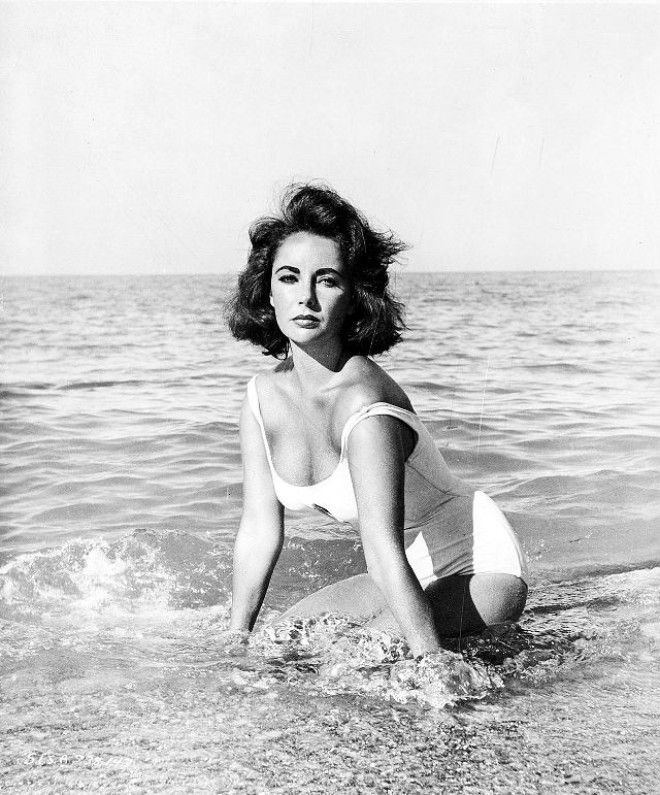 Прекрасная Элизабет Тейлор в самом расцвете: фото со съемок фильма 1959 года 41