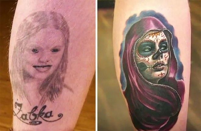 Когда любовь прошла: 25 перекрытий татуировок, посвященных бывшим 53