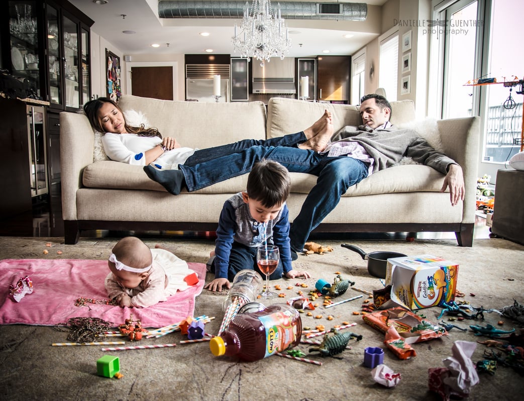 17 юмористичных фотографий, которые наглядно показывают, что родительство это совсем не просто. Совсем! 65