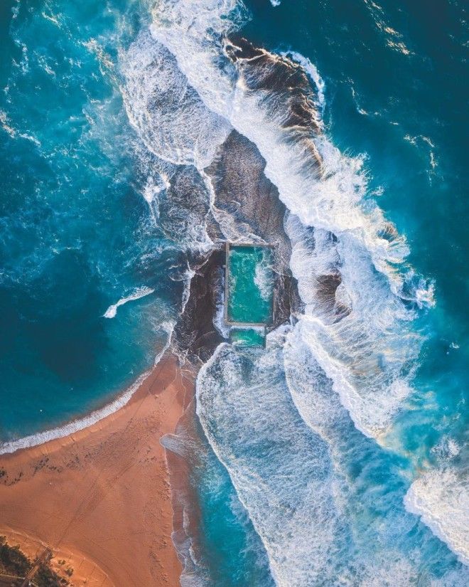 Сиднейские пляжи — вид из поднебесья 36